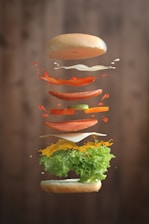 a group of food