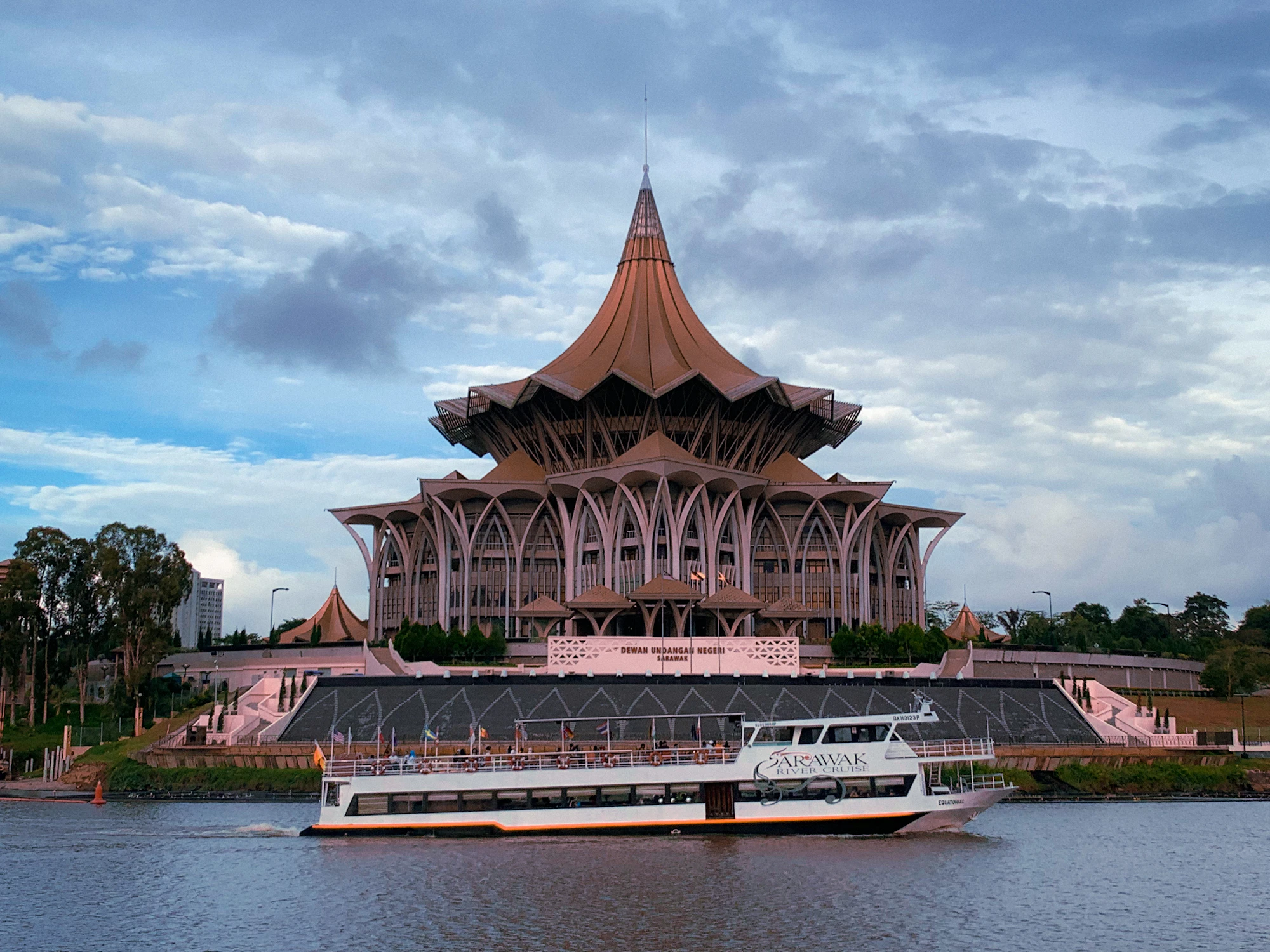 A landmark building in Sarawak