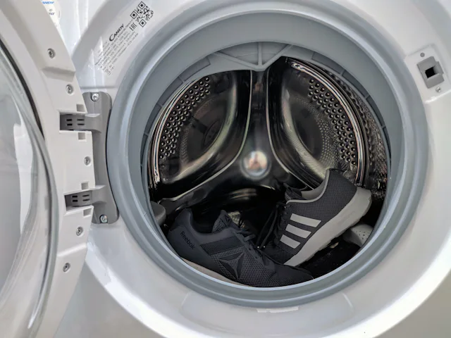 White washing machine similar to Electrolux models we repair in Somerville