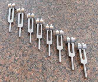a group of white and grey objects