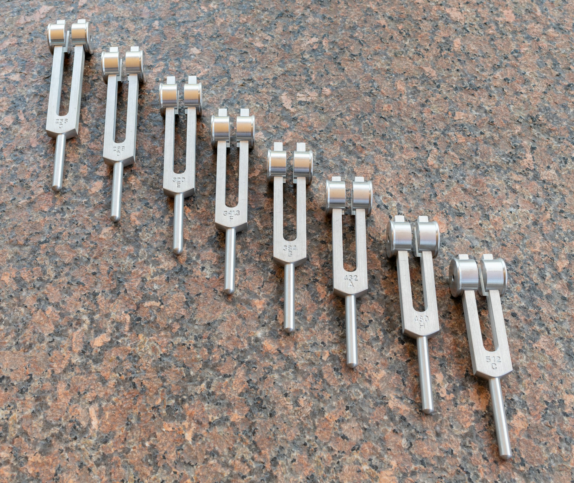 a group of white and grey objects