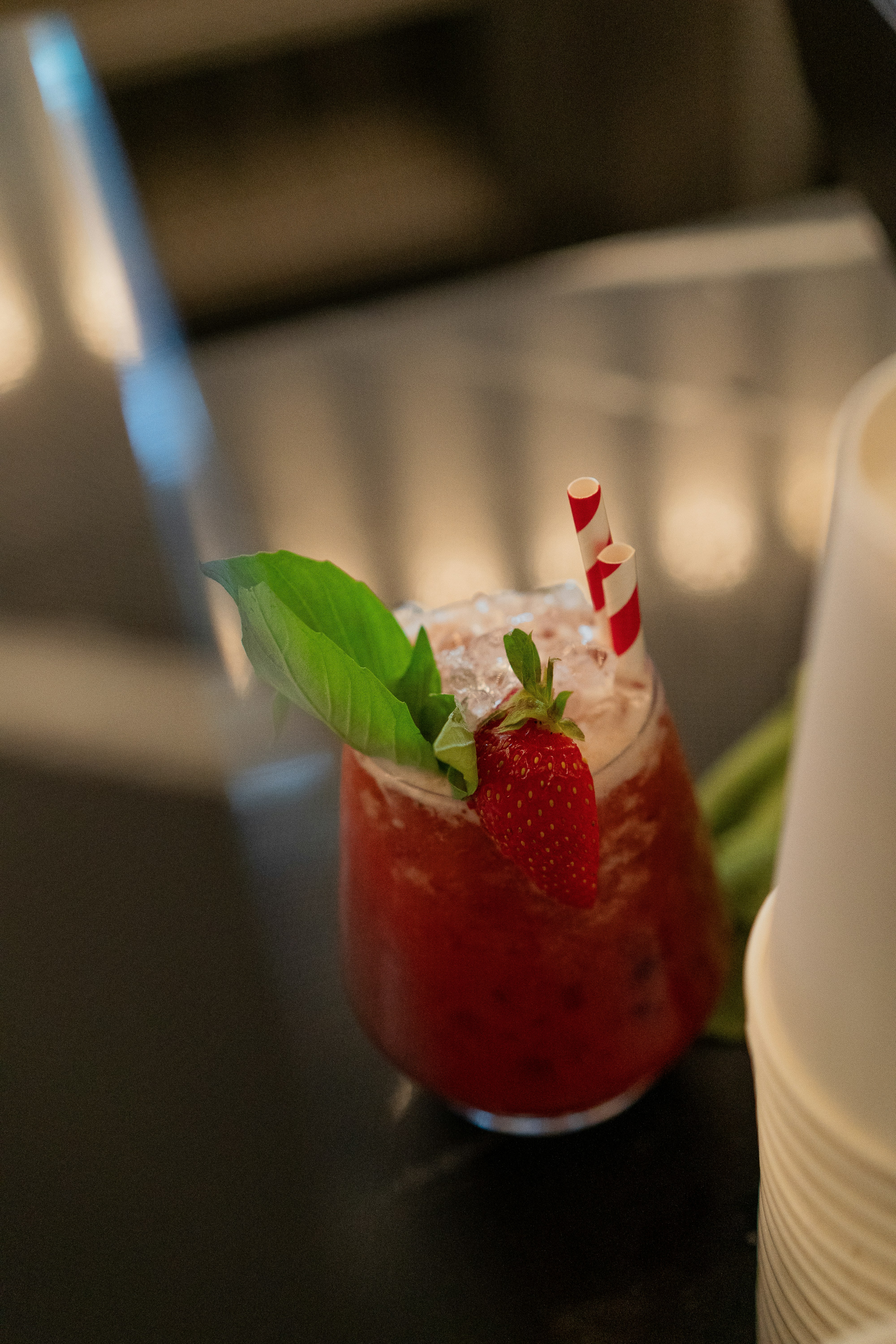 Frisse aardbei slush