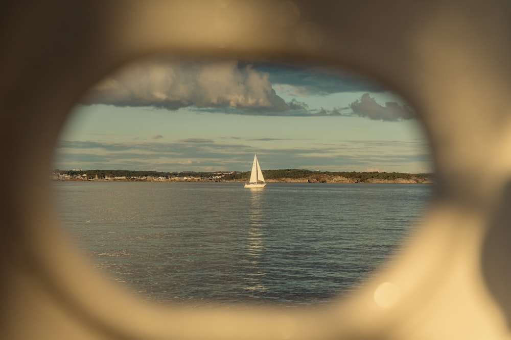 a sailboat on the water