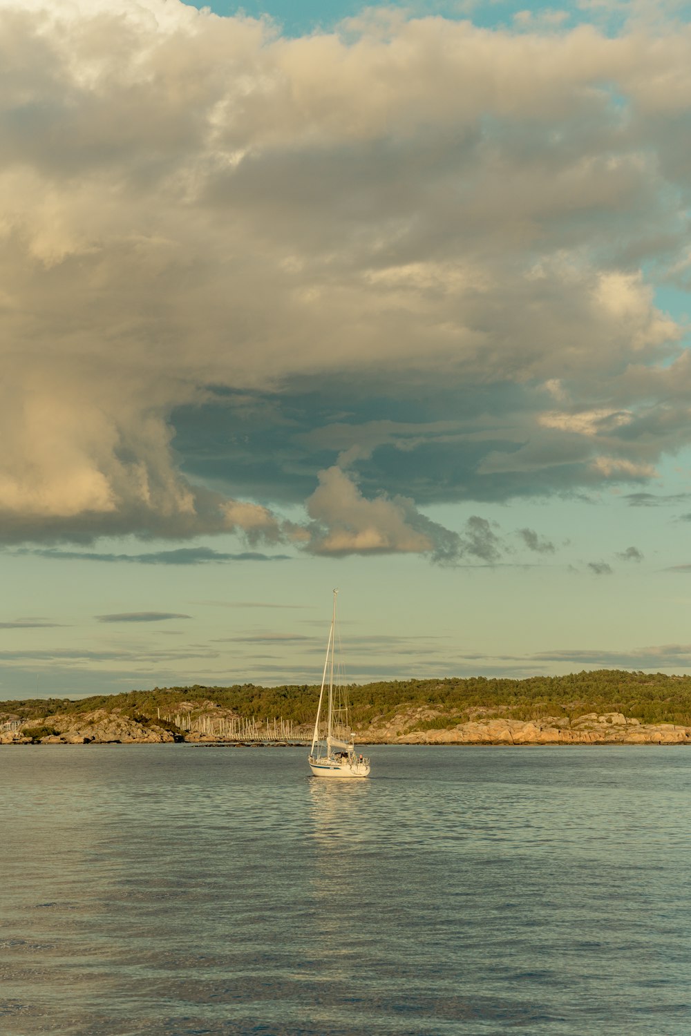 a boat on the water