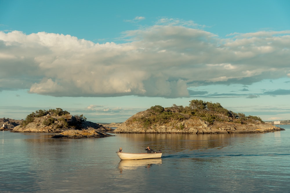 a boat in the water