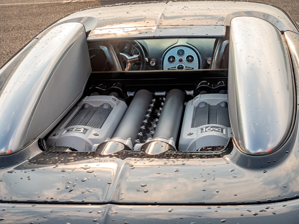 the interior of a car