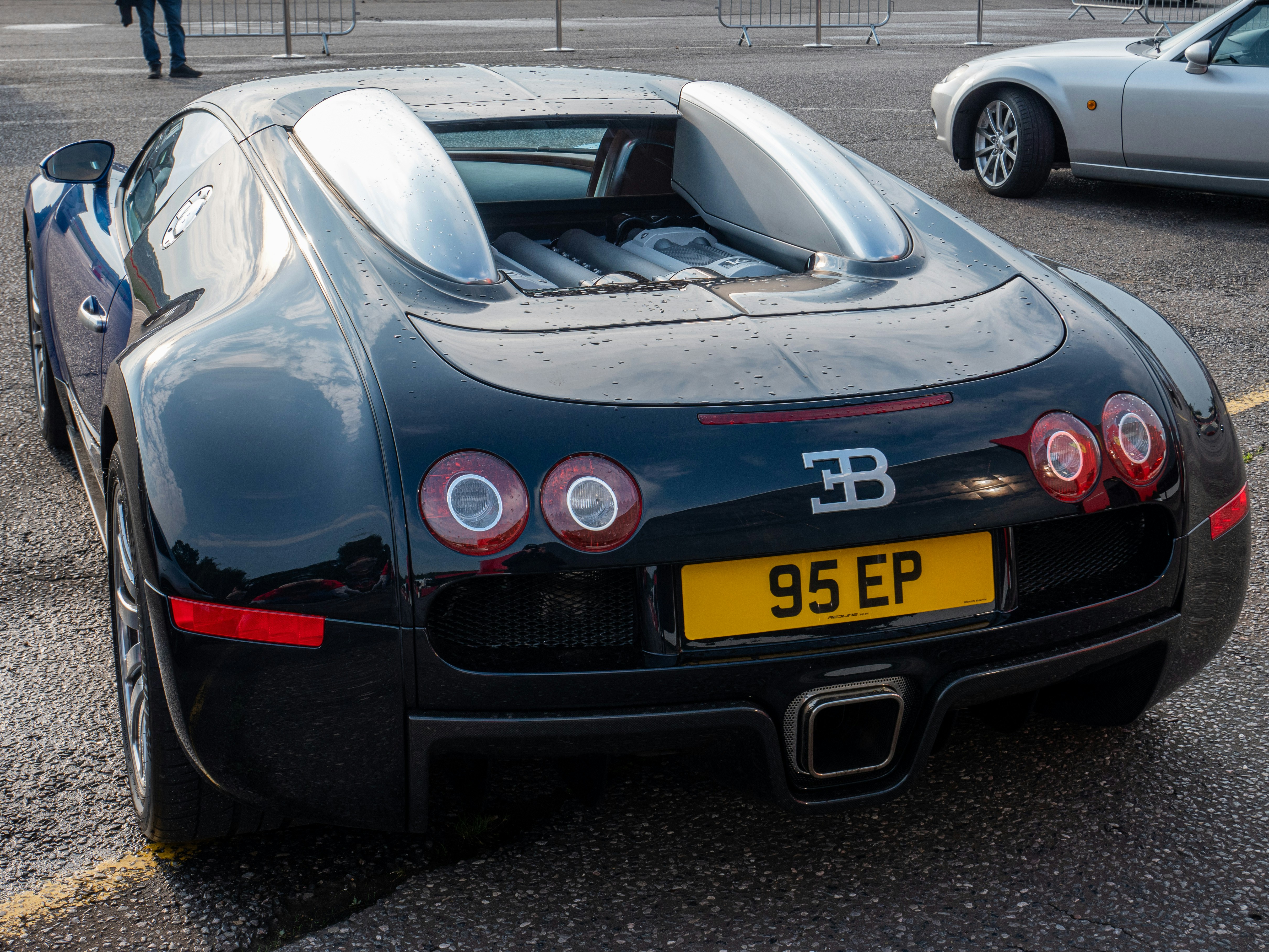 a black sports car