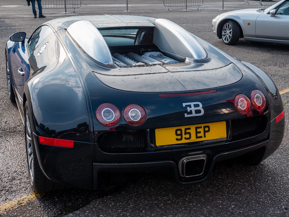 a black sports car