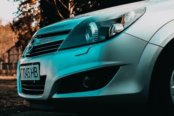 Opel Astra niebieski