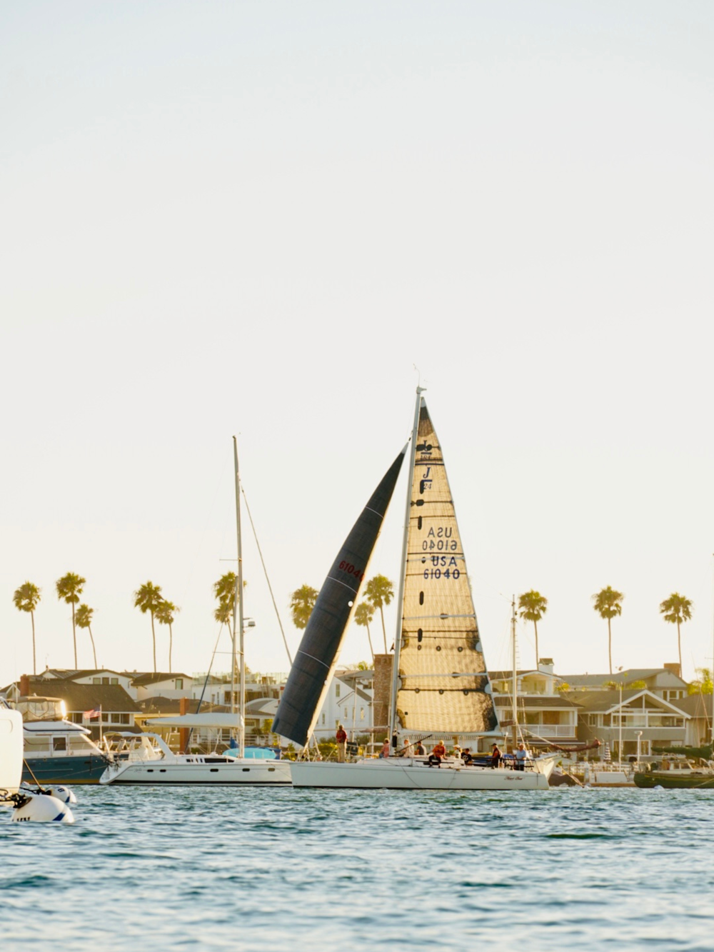 a sailboat in the water