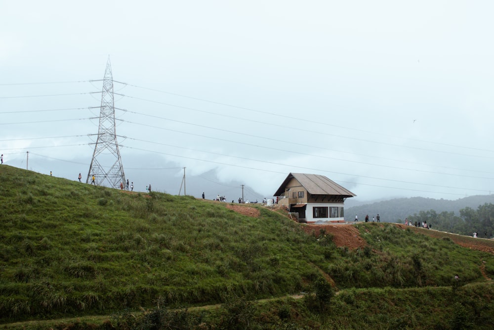 a house on a hill