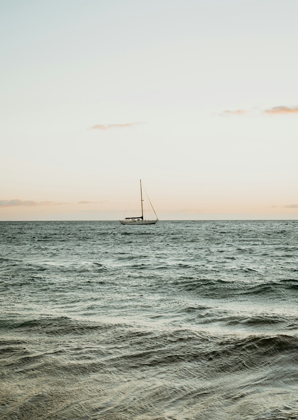 a boat in the ocean