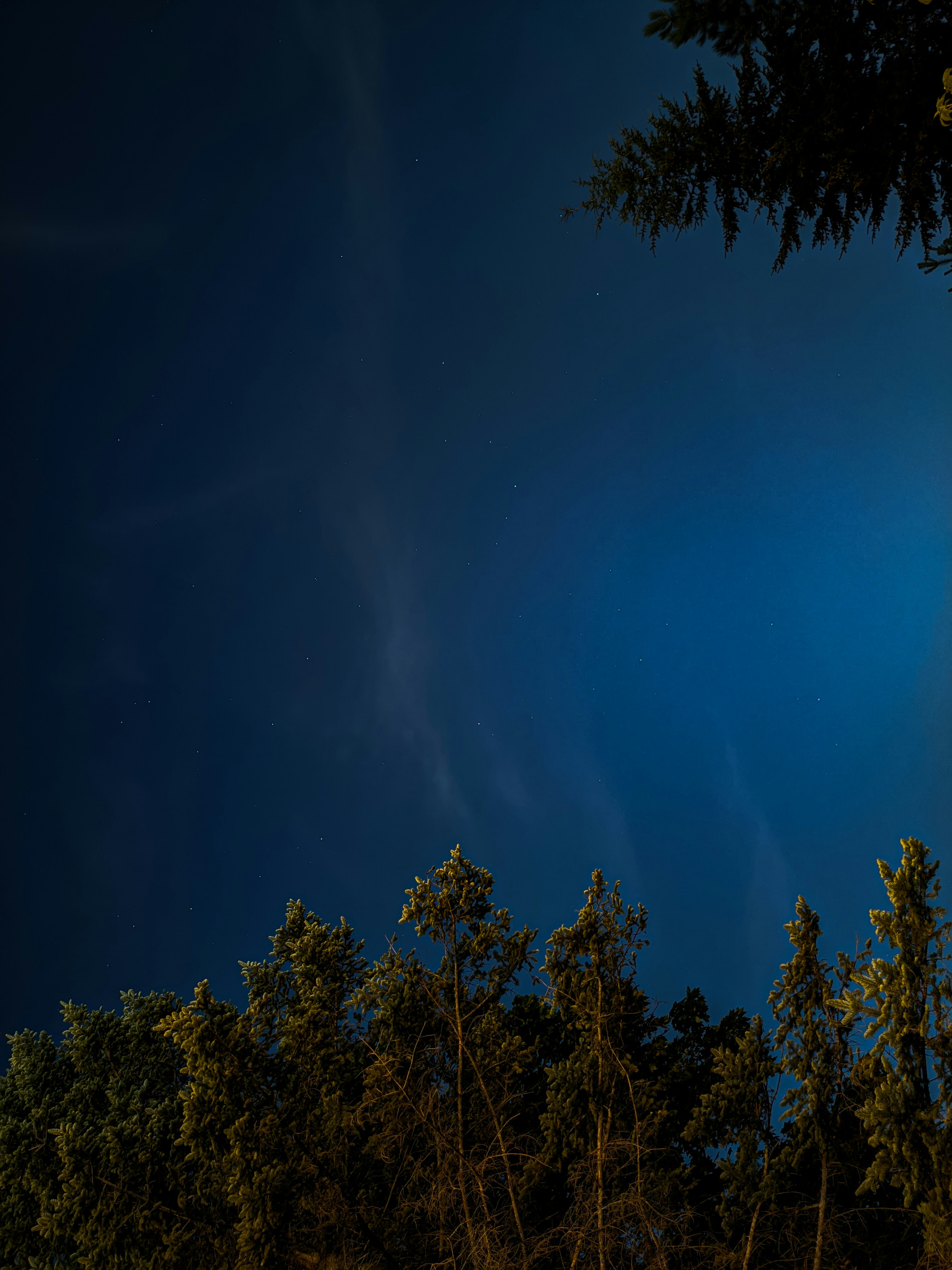 Un arco iris en el cielo