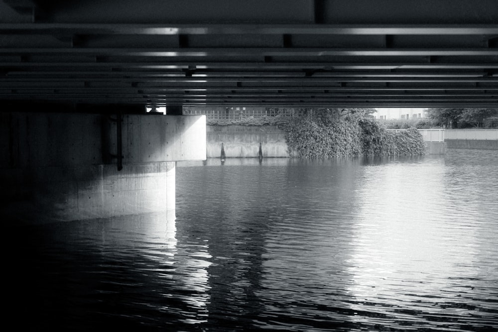 a bridge over water