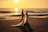 A happy couple enjoying a sunset beach walk during their honeymoon arranged by Eliteera Holidays.