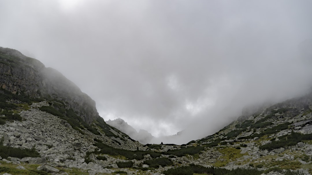 a rocky mountain side,