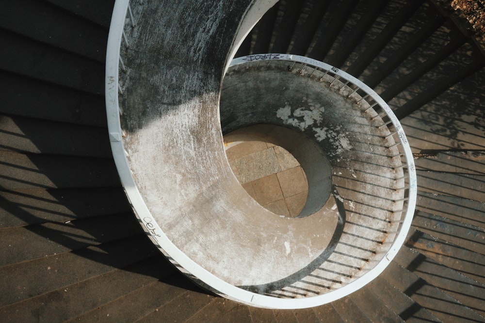 a tire on a wood deck