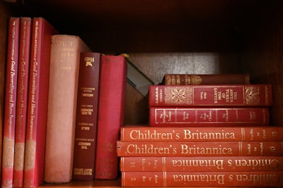 a stack of books