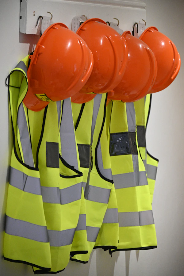 High-visibility reflective safety vest