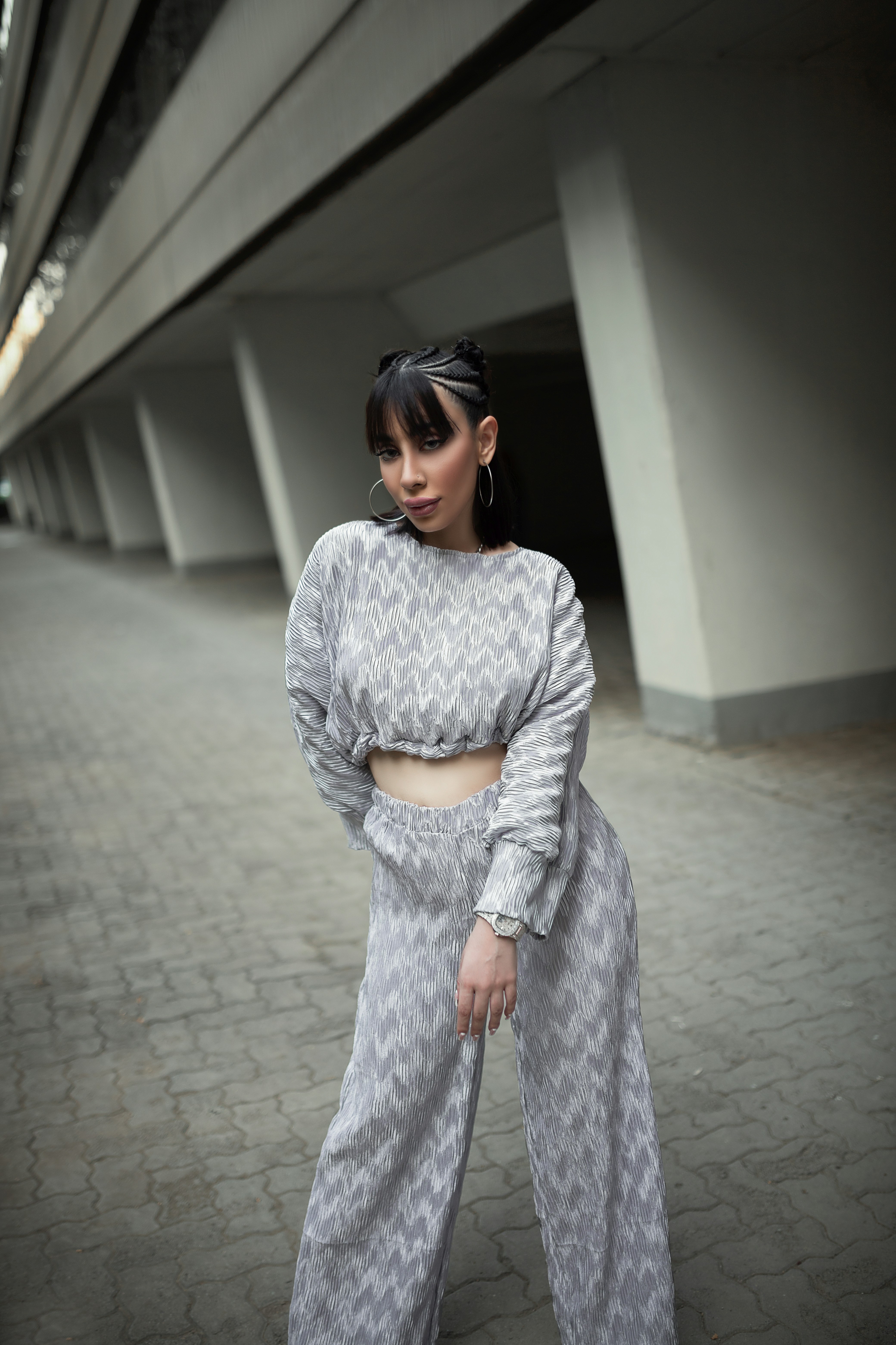 Monochrome Knit Set