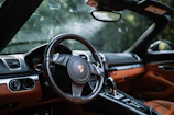the interior of a car