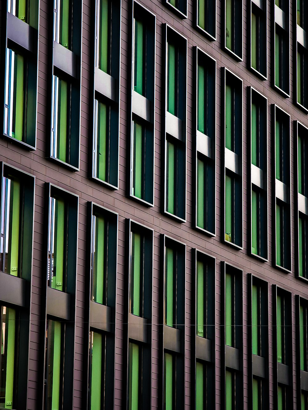a close up of a building