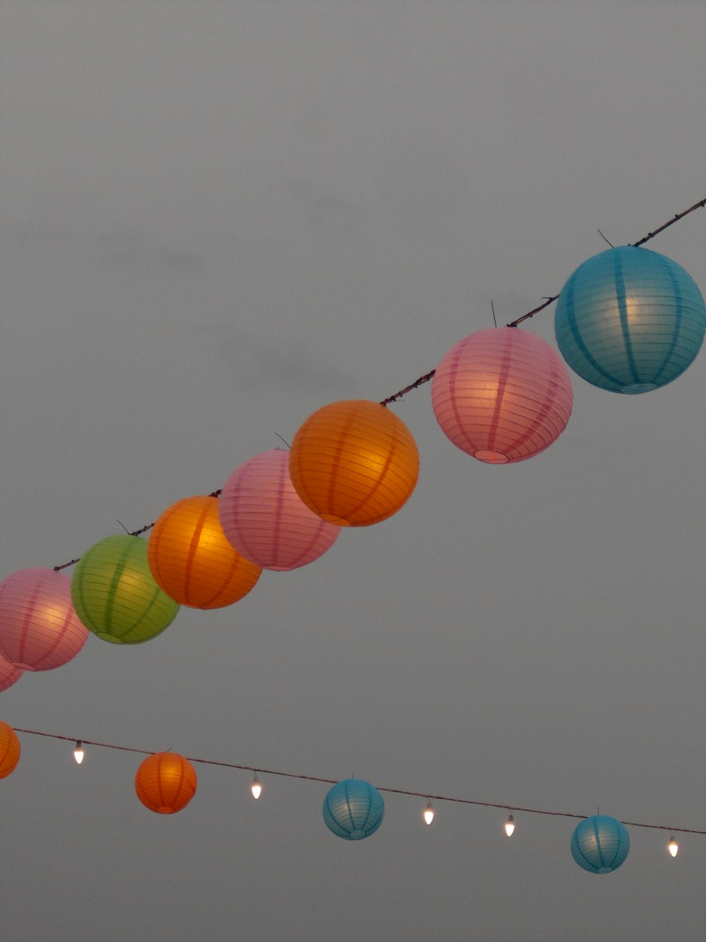 a group of balloons