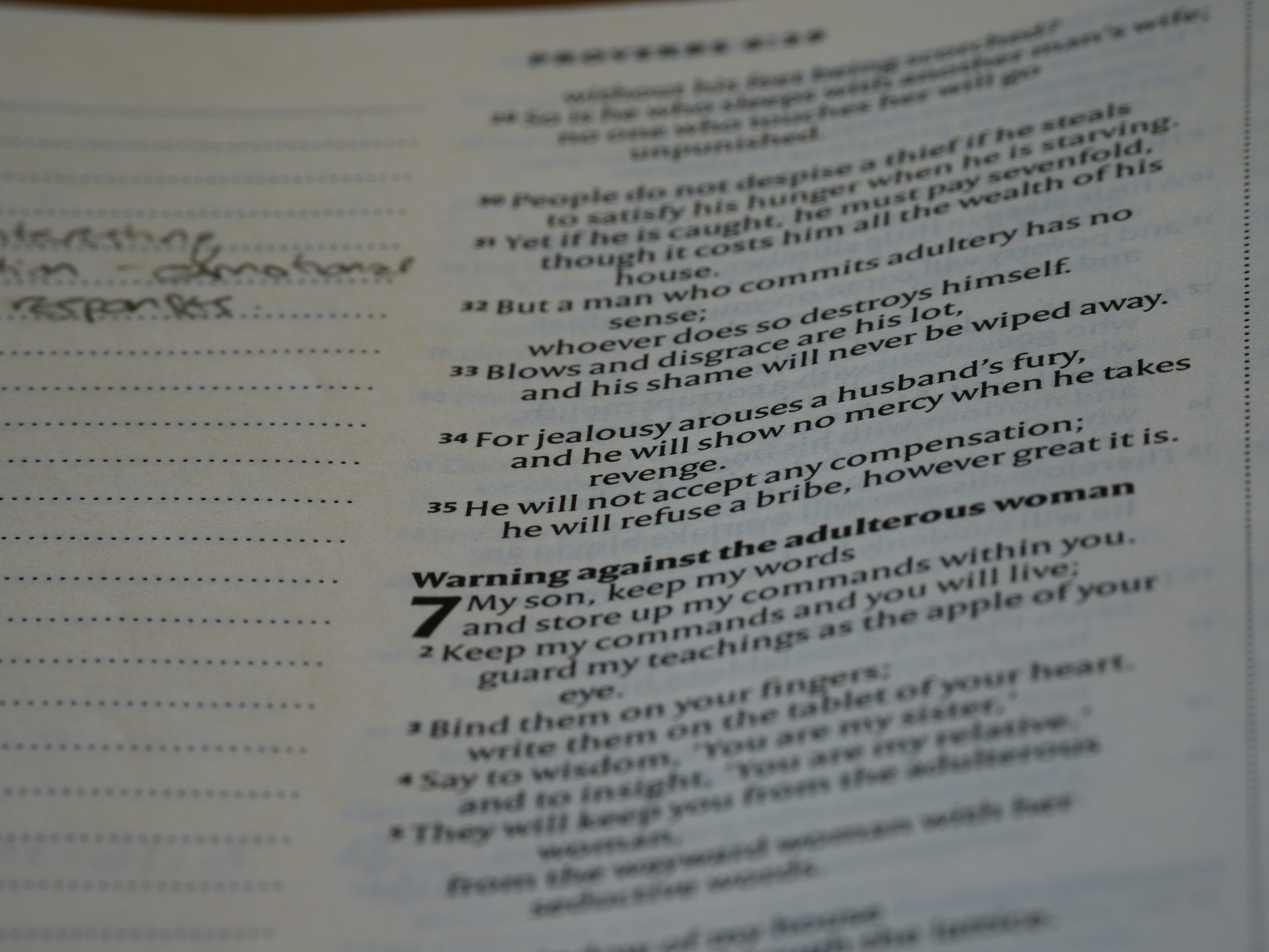 a page of a book with writing