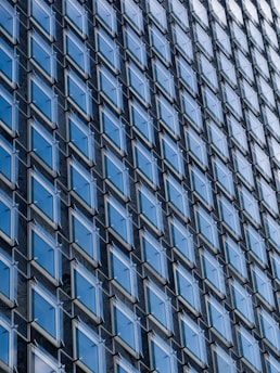 a building with many windows