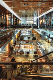 a high angle view of a building