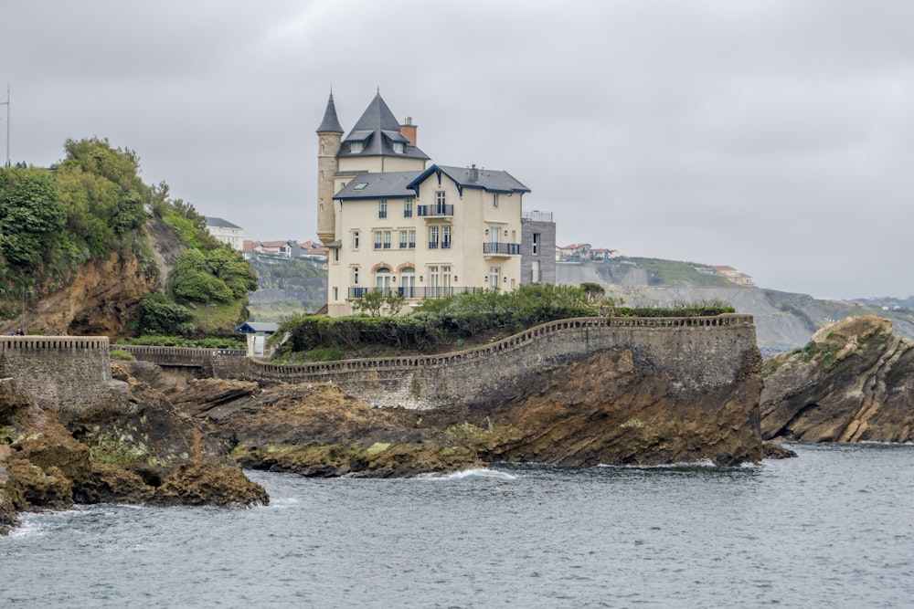 a house on a cliff