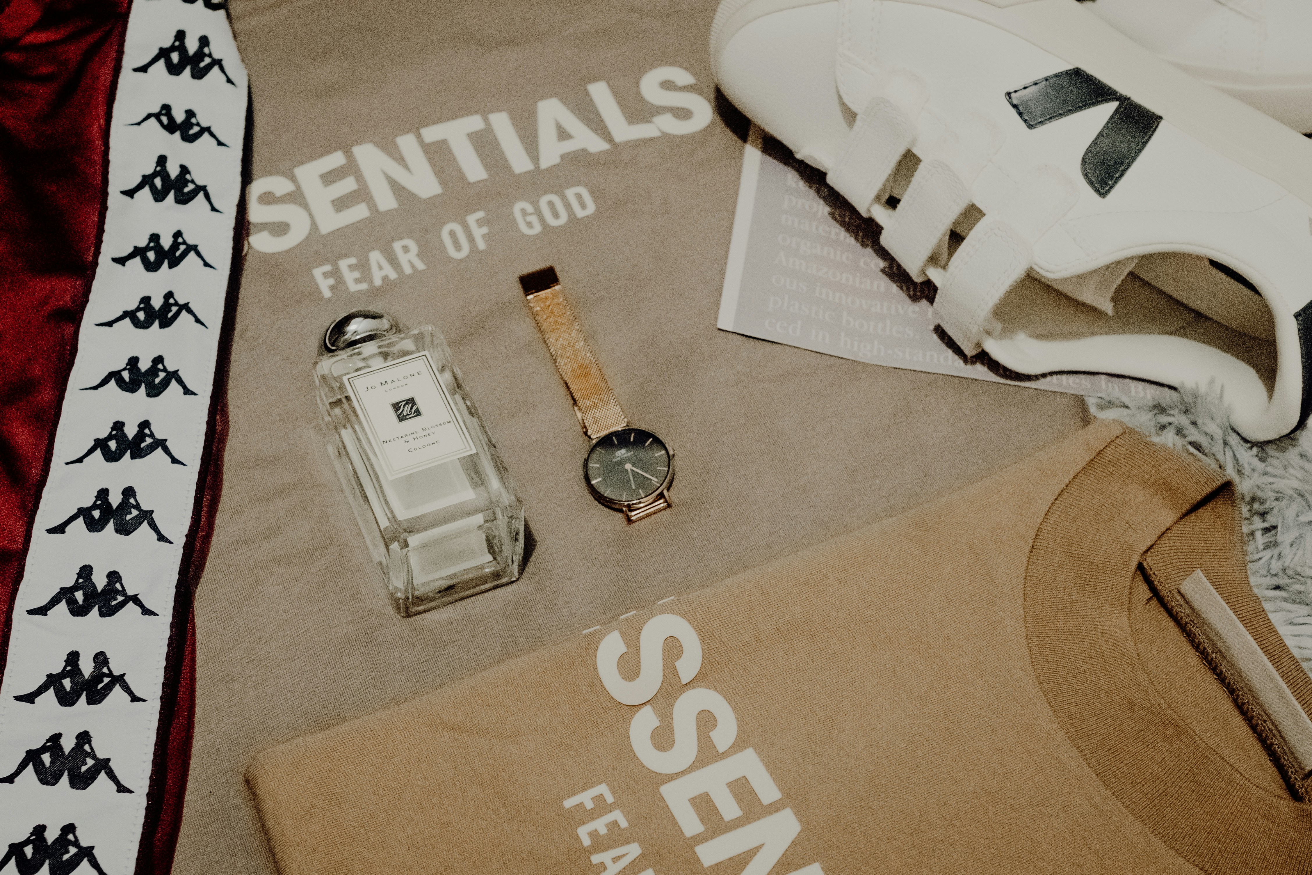 Essentials Fear of God and Veja sneakers