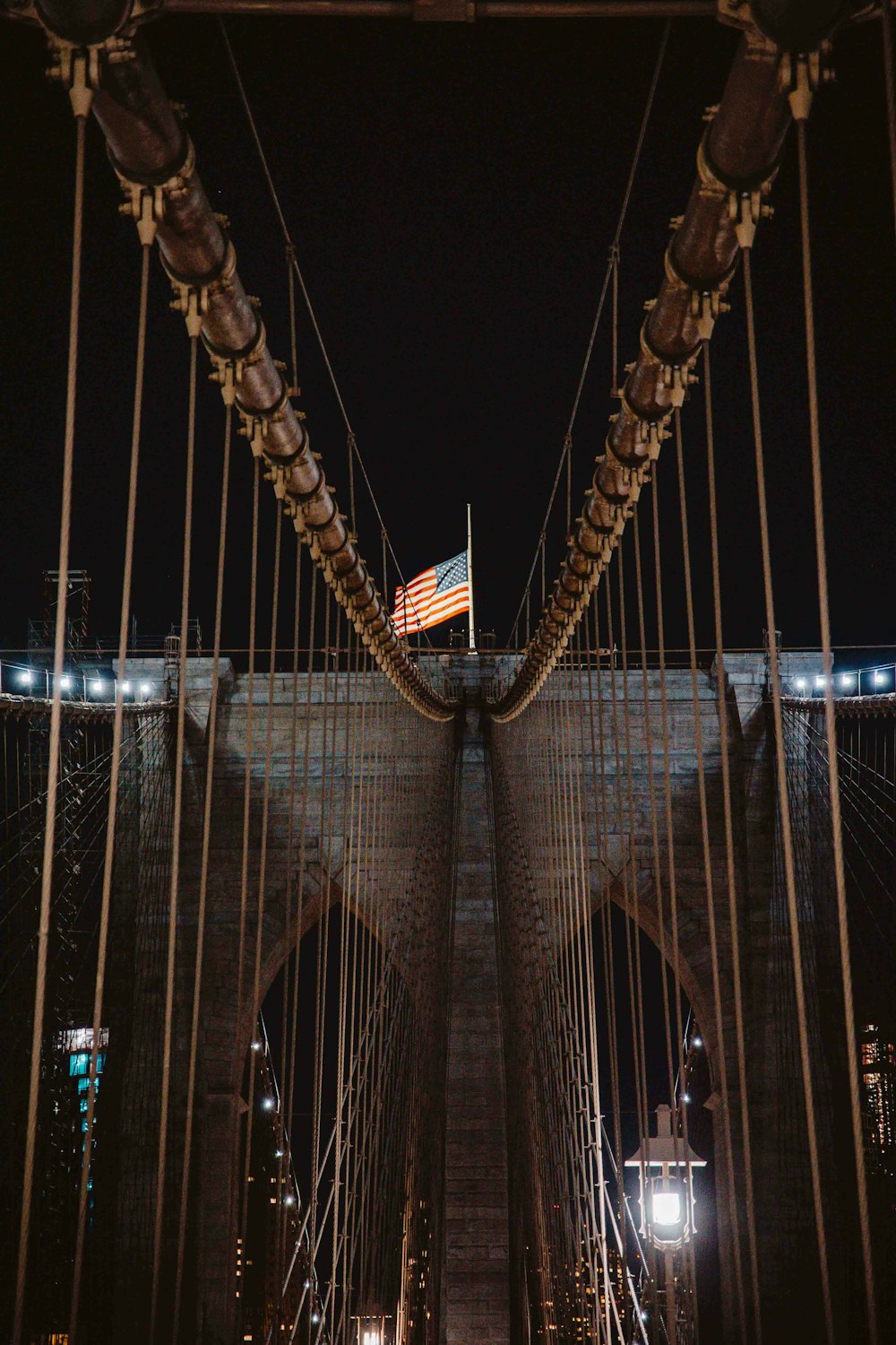 a flag on a ship