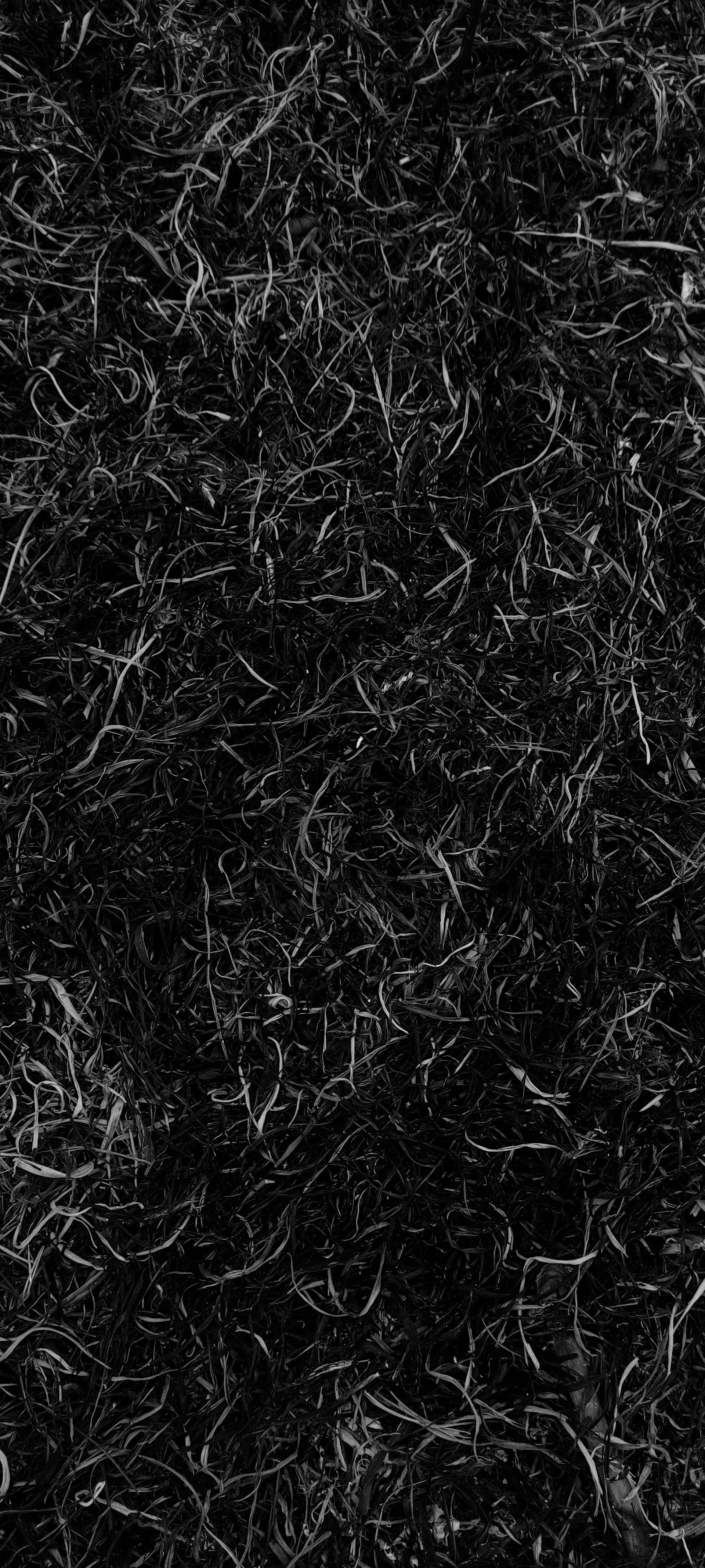 a close up of a black surface
