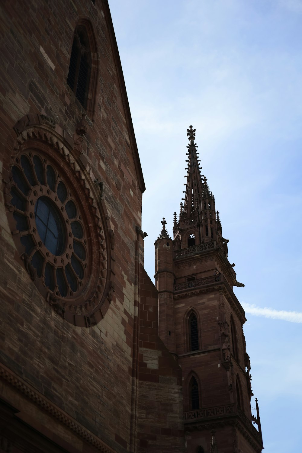 a clock on a tower