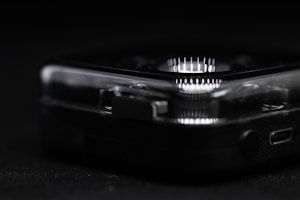 A close-up of high-quality electronic gadgets.