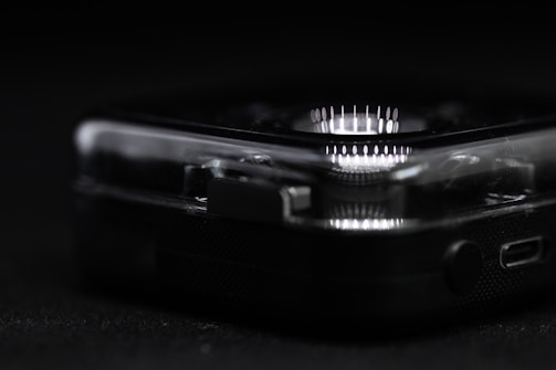 A close-up of specialized electronic devices in action.