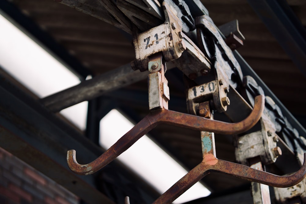 a close-up of a wooden wheel