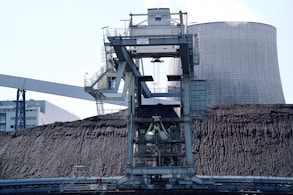 a large factory building