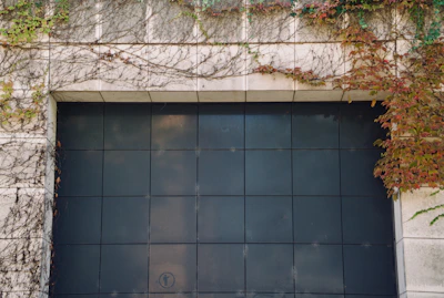 a door in a brick building