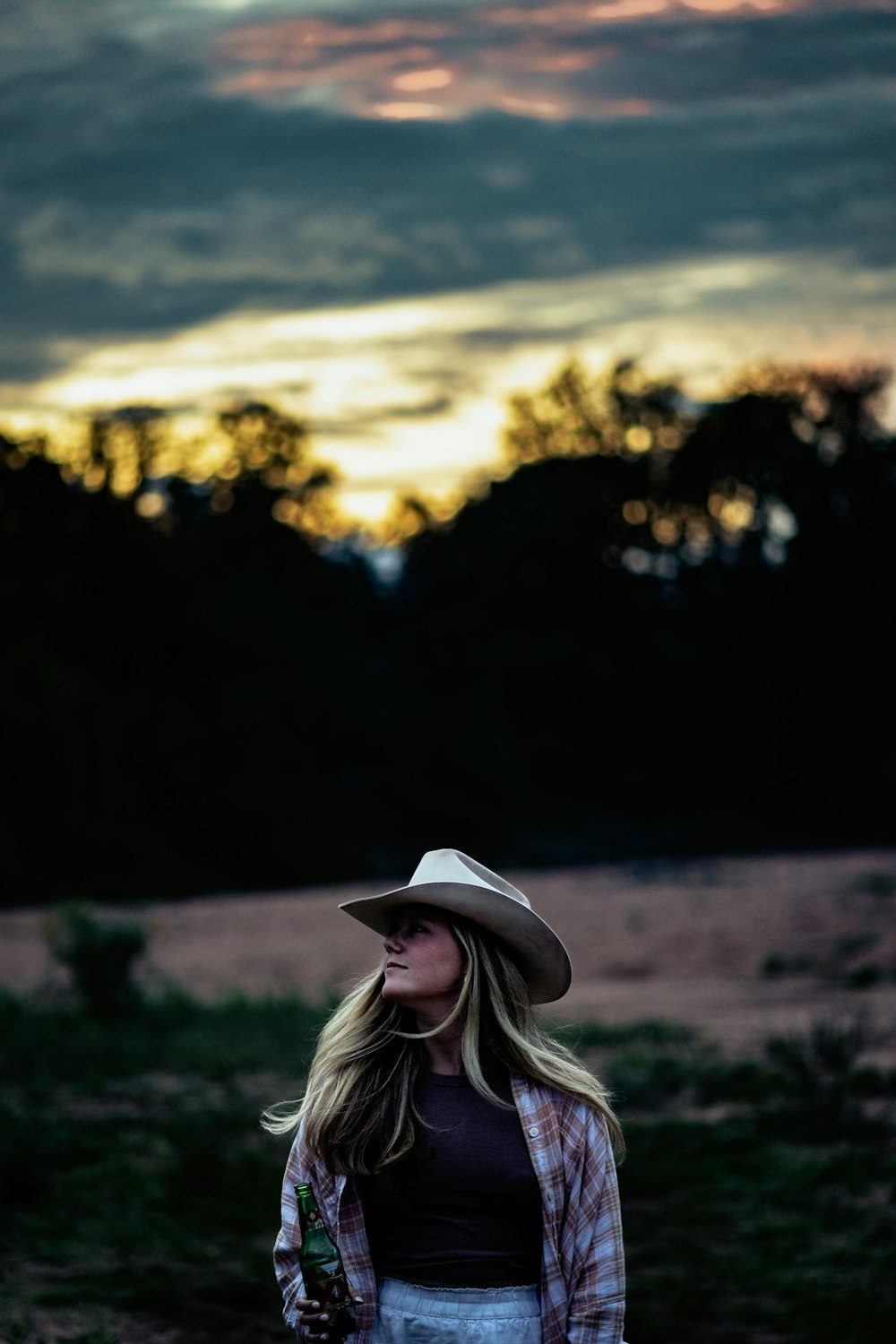 a person wearing a hat