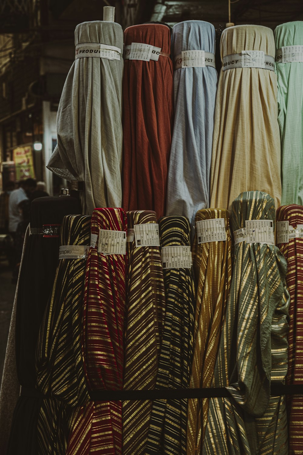 a store with a variety of clothes