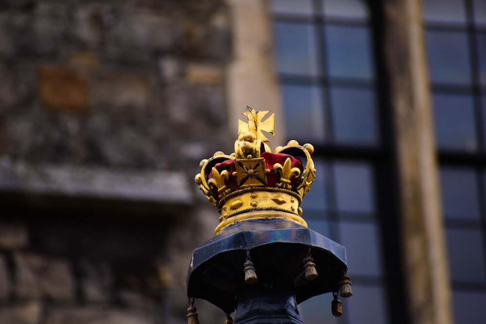 a person wearing a crown