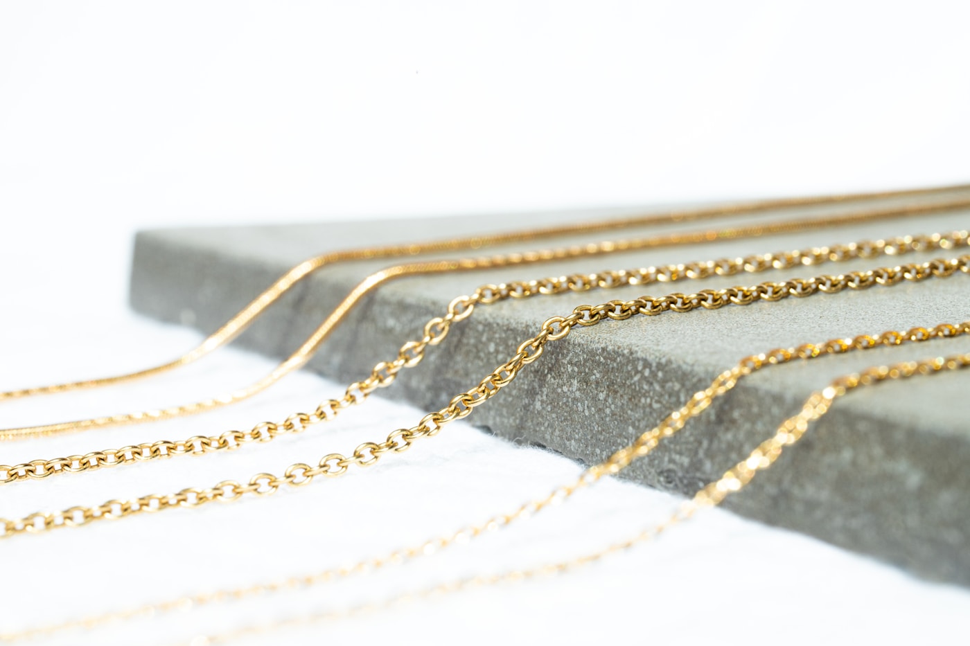 Fillmore Cuban chain layered with finer chains