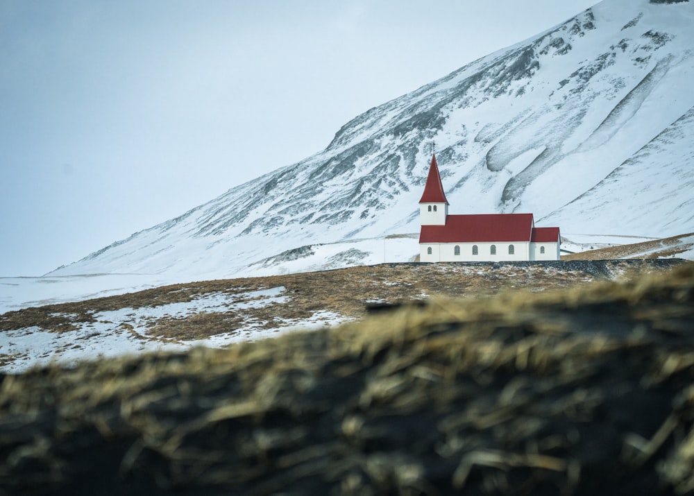 a building on a hill