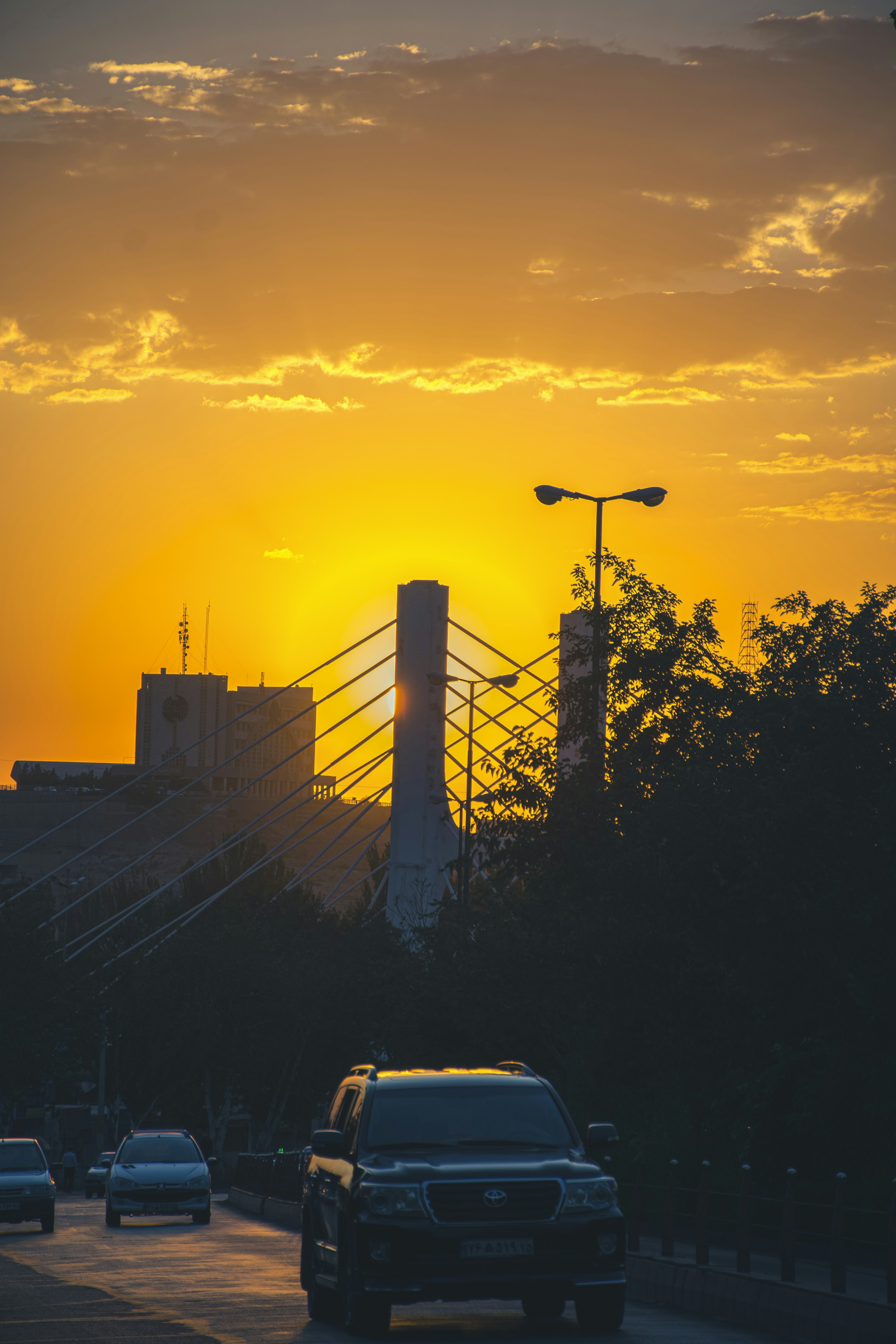 a bridge with cars on it