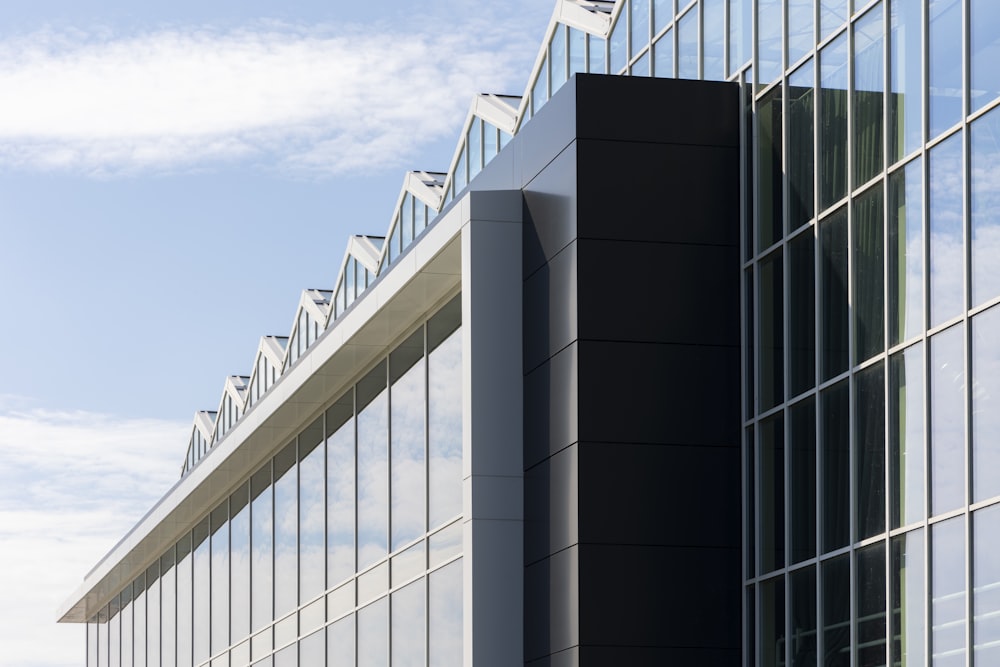 a low angle view of a building