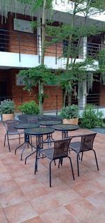Outdoor patio featuring durable tile flooring perfect for all weather conditions.