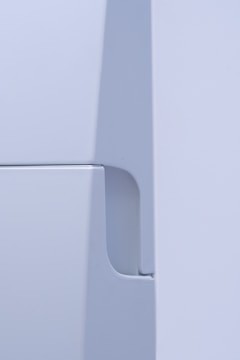 a white door with a handle