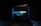 A dark background contrasts with a three-dimensional, illuminated logo in the center. The logo is composed of the words 'prime video' in bold, blue lettering with a distinctive smile-shaped arrow underneath, casting subtle shadows.